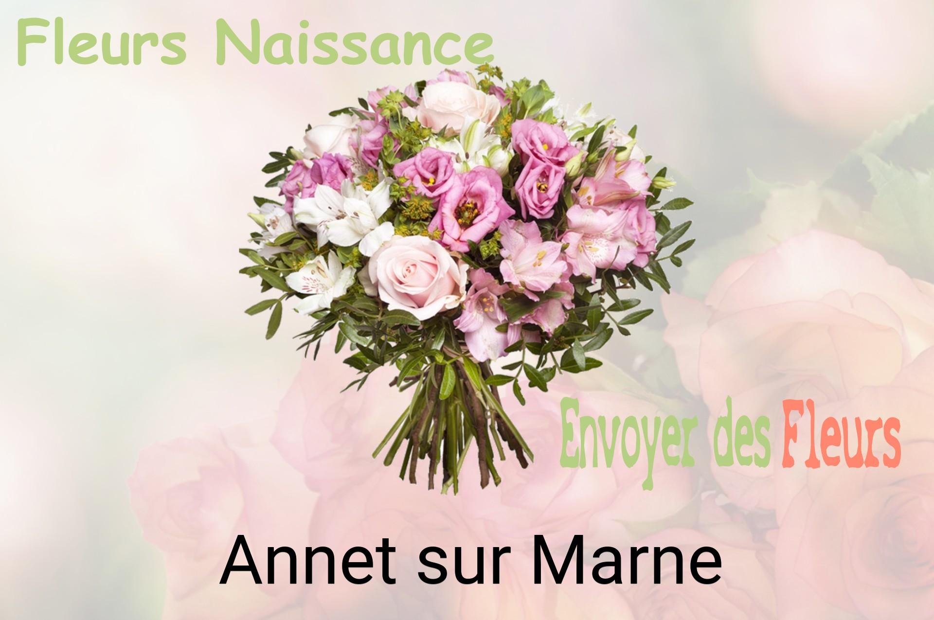 Bouquet de fleurs de naissance livré à Annet-sur-Marne